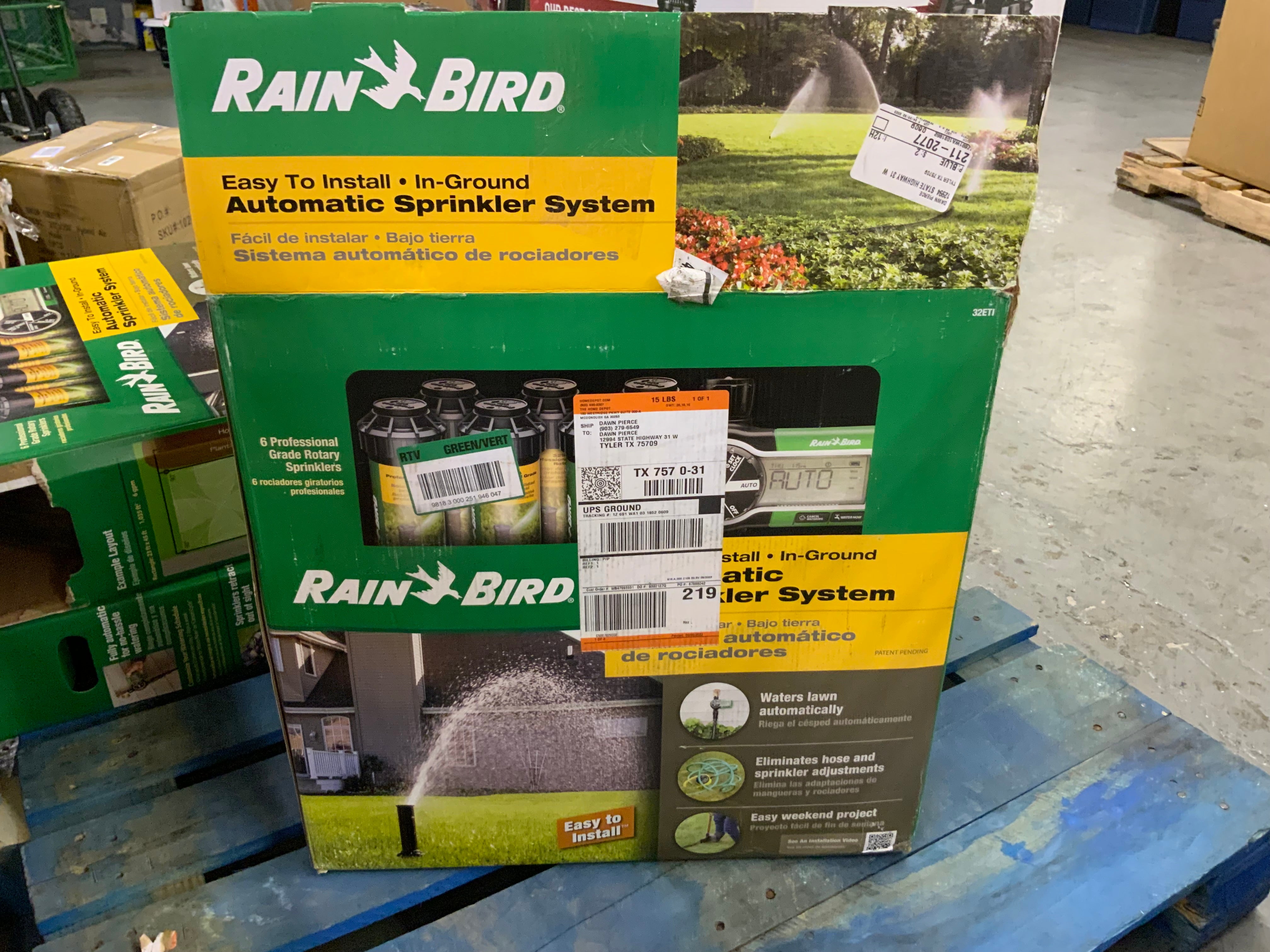 Rain Bird 32ETI Easy - Install In-Ground Automatic Sprinkler System Kit (8103317537006)